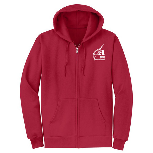 DA Dance Zipper Hoodie (Red)