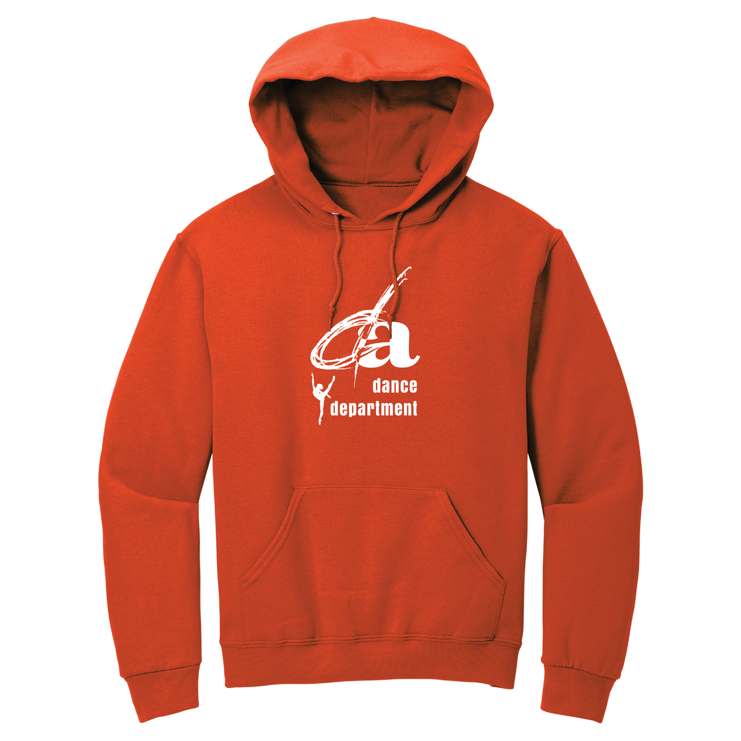 DA Dance Department Pullover Hoodie - Burnt Orange